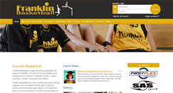 Desktop Screenshot of franklinbasketball.org.nz