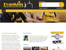 Tablet Screenshot of franklinbasketball.org.nz